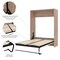 Bestar Cielo 60W 59W Full Murphy Bed, Rustic Brown & White 80183-000009 - alternate 4